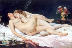 The Reader, Marguerite The Sleepers 1866