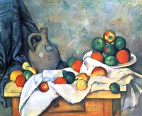 Jug, Curtain and Fruit Bowl