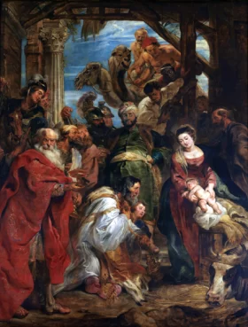 Landscape with Saint John on Patmos 1640 The Adoration of the Magi 1624