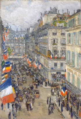 July Fourteenth, Rue Daunou, 1910