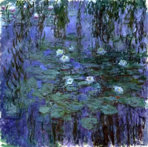 Nymphéas Bleus (Blue Water Lilies) by Claude Monet Nymphéas Bleus (Blue Water Lilies) by Claude Monet
