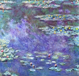 Water Lilies, 1906-07 by Claude Monet Water Lilies, 1906-07 by Claude Monet