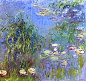 Water Lily Pond, 1914-17 by Claude Monet Water Lily Pond, 1914-17 by Claude Monet