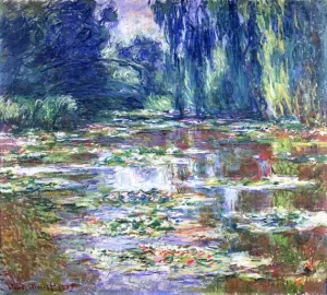 Water Lily Pond and Japanese Bridge, 1905 by Claude Monet Water Lily Pond and Japanese Bridge, 1905 by Claude Monet