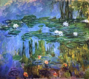 Water Lilies, 1914-15 by Claude Monet Water Lilies, 1914-15 by Claude Monet