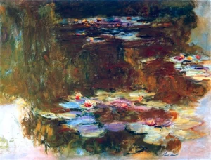 Water Lily Pond, 1917 by Claude Monet Water Lily Pond, 1917 by Claude Monet