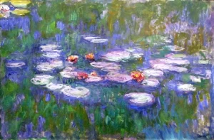 Water Lilies, 1916-19 by Claude Monet Water Lilies, 1916-19 by Claude Monet