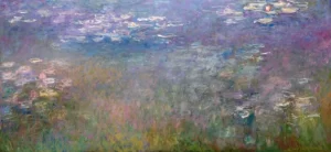Water Lilies (Agapanthus)-Right Panel by Claude Monet Water Lilies (Agapanthus)-Right Panel by Claude Monet