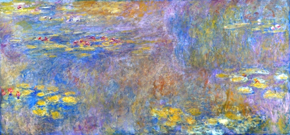 Water Lilies, 1920-26 by Claude Monet, oil painting reproduction on canvas Water Lilies, 1920-26 by Claude Monet
