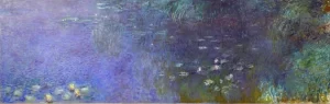 Water Lilies, Morning, 1920-26-Right Panel by Claude Monet Water Lilies, Morning, 1920-26-Right Panel by Claude Monet