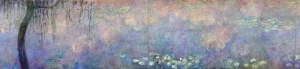Two Willows, 1920-26-Left Panel by Claude Monet