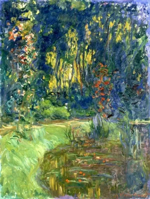 Pond at Giverny, 1917 by Claude Monet