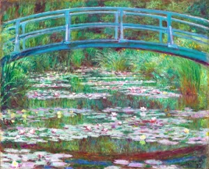 The Japanese Footbridge 1899 by Claude Monet