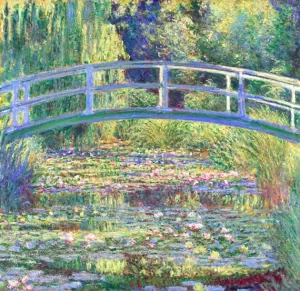 The Water-Liliy Pond by Claude Monet