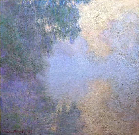 Branch of the Seine near Giverny (Mist) 1897 by Claude Monet