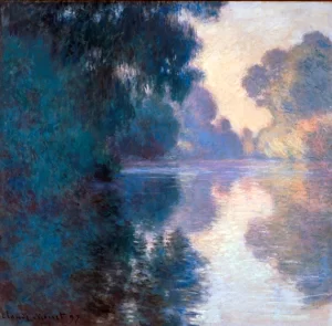 Morning On the Seine, Good Weather 1897 by Claude Monet