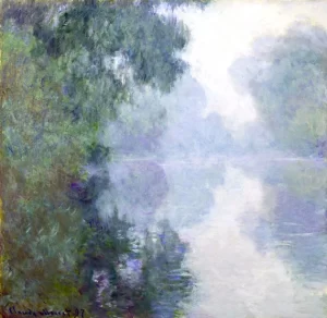 The Seine at Giverny, Morning Mists by Claude Monet