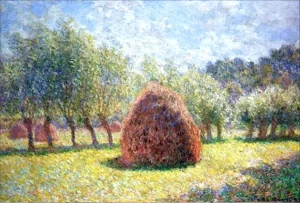 Haystack at Giverny, 1893 by Claude Monet