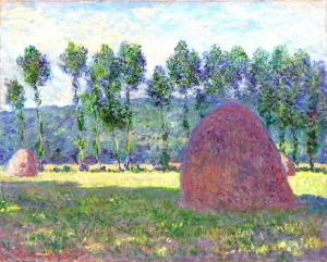 Haystack at Giverny 1899 by Claude Monet