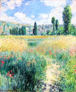 Path On the Island of Saint Martin, Vetheuil, 1881 by Claude Monet Path On the Island of Saint Martin, Vetheuil, 1881 by Claude Monet