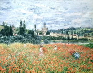 Poppy Field near Vétheuil by Claude Monet Poppy Field near Vétheuil by Claude Monet