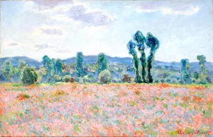 Poppy Field 1886 by Claude Monet Poppy Field 1886 by Claude Monet