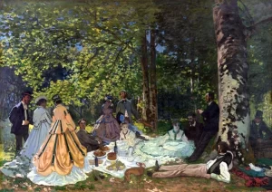 Luncheon On the Grass 1866 by Claude Monet Luncheon On the Grass 1866 by Claude Monet