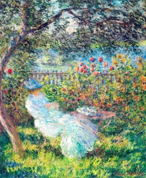Alice Hoschedé Au Jardin by Claude Monet Alice Hoschedé Au Jardin by Claude Monet