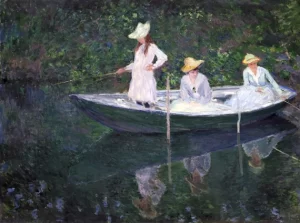The Boat at Giverny by Claude Monet The Boat at Giverny by Claude Monet