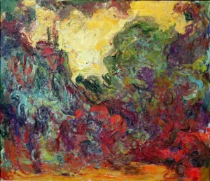 The Artist's House Seen From the Rose Garden, 1922-1917 by Claude Monet The Artist's House Seen From the Rose Garden, 1922-1917 by Claude Monet