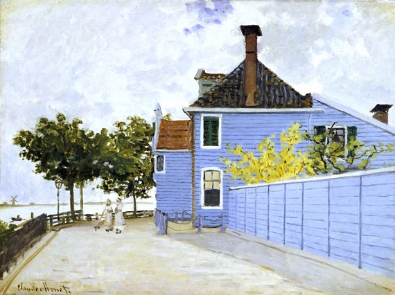 The Blue House, Zaandam by Claude Monet