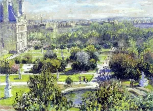 The Tuileries (Study), 1876 by Claude Monet
