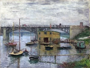 Bridge at Argenteuil On A Gray Day by Claude Monet Bridge at Argenteuil On A Gray Day by Claude Monet