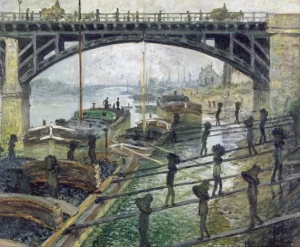 The Coalmen by Claude Monet The Coalmen by Claude Monet