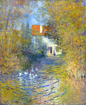 The Geese 1874 by Claude Monet The Geese 1874 by Claude Monet