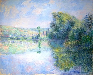The Seine at Vetheuil by Claude Monet