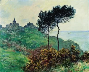 The Church at Varengeville, Grey Weather by Claude Monet The Church at Varengeville, Grey Weather by Claude Monet