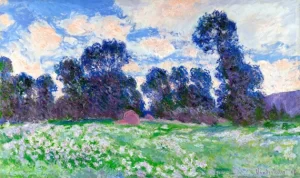 Prairie, Ciel Nuageux by Claude Monet Prairie, Ciel Nuageux by Claude Monet