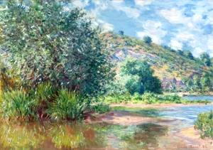 Landscape at Port-Villez, 1885 by Claude Monet Landscape at Port-Villez, 1885 by Claude Monet