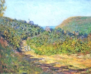 at Petit-Dalles, 1884 by Claude Monet at Petit-Dalles, 1884 by Claude Monet