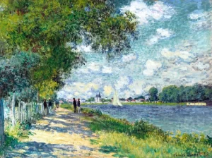 La Seine à Argenteuil by Claude Monet