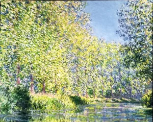 Bend In the River Epte, 1888 by Claude Monet