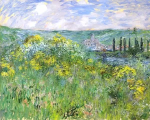 Landscape near Vetheuil, 1881 by Claude Monet
