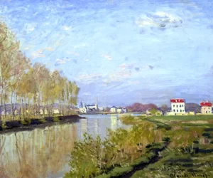 The Seine at Argenteuil by Claude Monet
