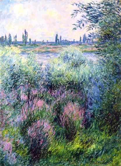 Spot On the Banks of the Seine by Claude Monet, oil painting reproduction on canvas Spot On the Banks of the Seine by Claude Monet