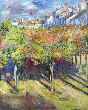 Les Tilleuls à Poissy by Claude Monet Les Tilleuls à Poissy by Claude Monet