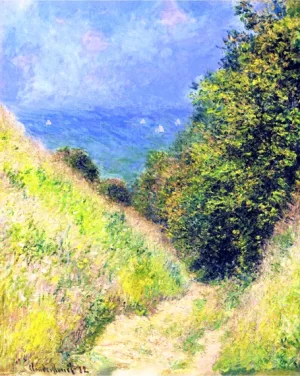 Path at Pourville by Claude Monet Path at Pourville by Claude Monet