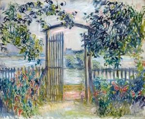 La Porte Du Jardin à Vétheuil by Claude Monet La Porte Du Jardin à Vétheuil by Claude Monet