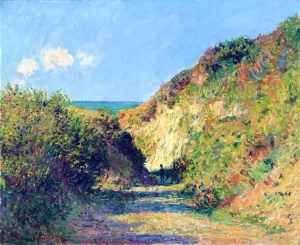 Le Chemin Creux 1882 by Claude Monet Le Chemin Creux 1882 by Claude Monet