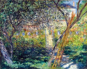 Le Jardin De Vétheuil by Claude Monet Le Jardin De Vétheuil by Claude Monet